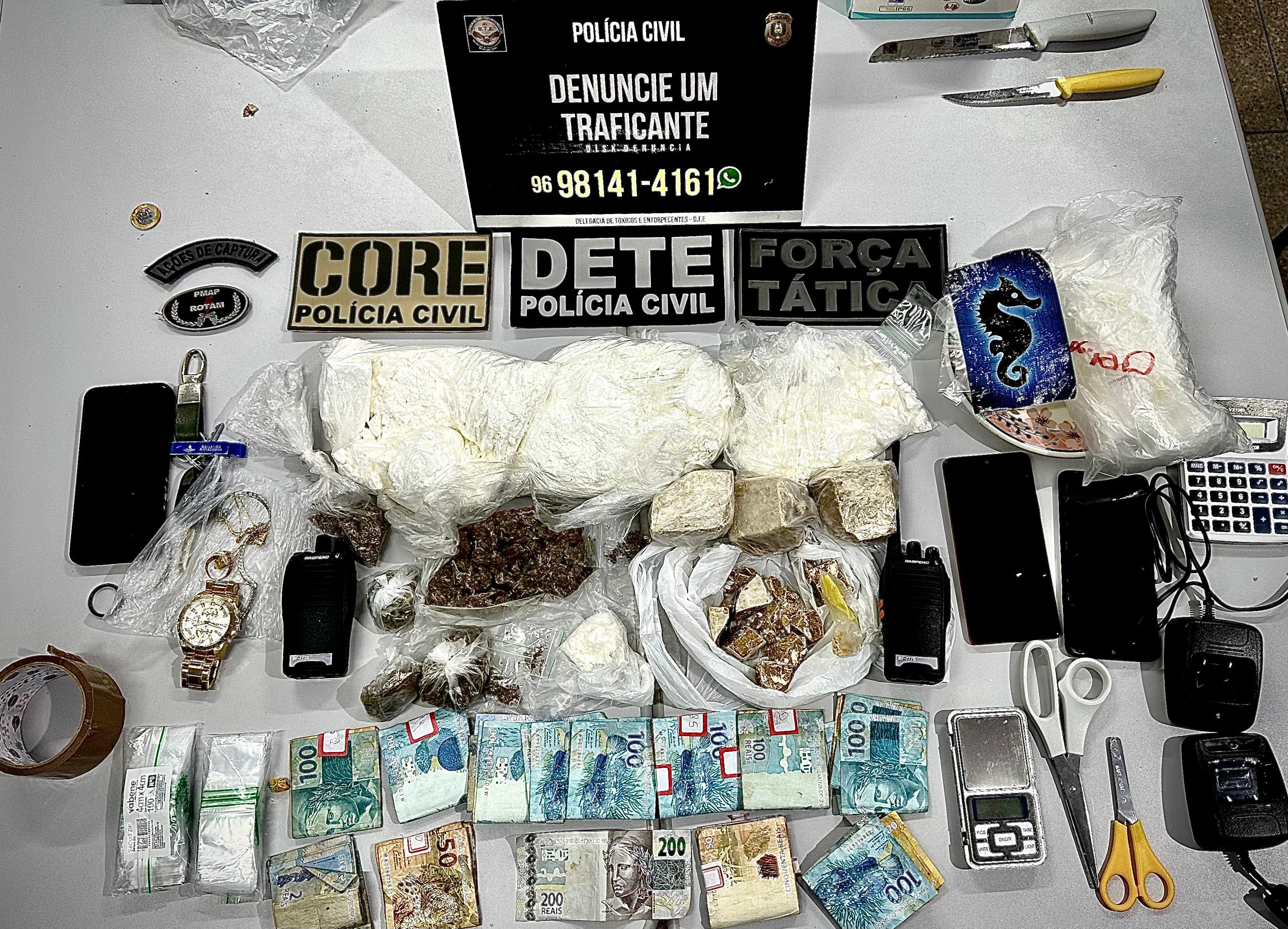 EM MACAPÁ, POLÍCIAS CIVIL E MILITAR PRENDEM HOMEM EM FLAGRANTE PELA PRÁTICA DO CRIME DE TRÁFICO DE DROGAS